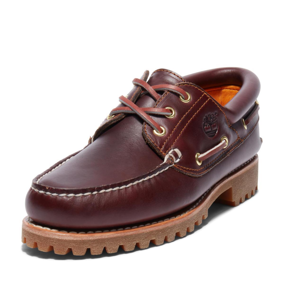 Timberland Traditional Handsewn 3 Eye Lug TB030003214, Scarpe da Barca