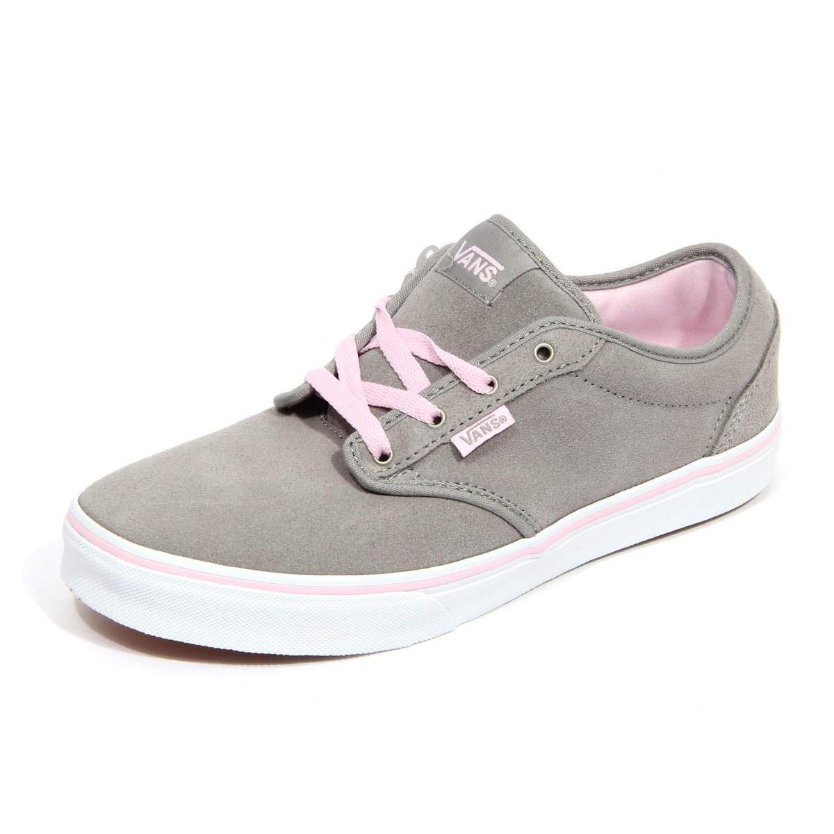 Vans, Scarpe da Skateboard Donna Grigio