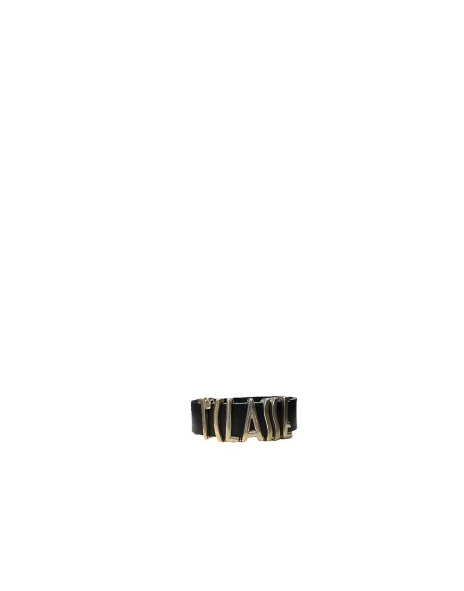 Alviero Martini 1a Classe Bracciale Nero Con Logo