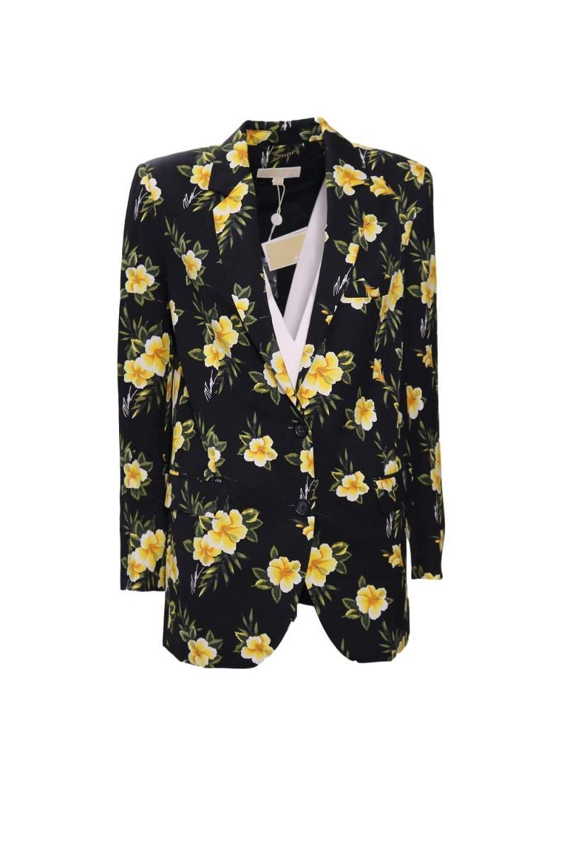 MICHAEL Michael Kors Blazer Donna MH91EXKDFA Black/Bright Estate 2020 P/E 2020-Nero