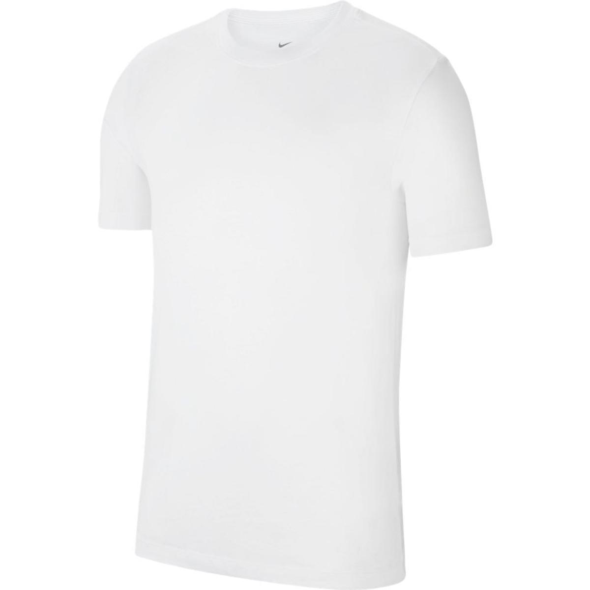 NIKE Unisex Y Nk Park20 SS Tee T-Shirt (Pack of 1)-Bianco