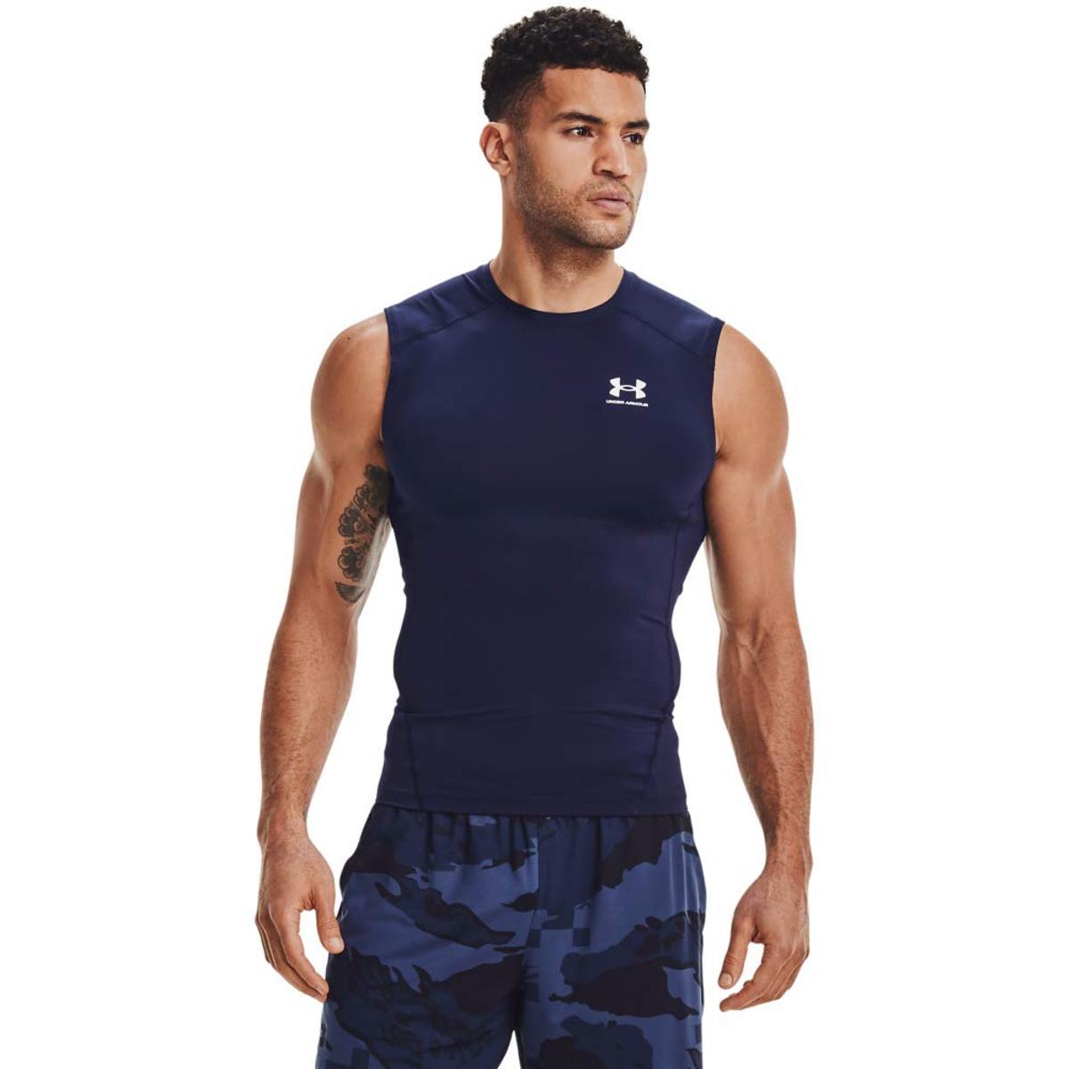 Under Armour Ua Hg Armour Sl, Canotta Uomo-Mutlicolore