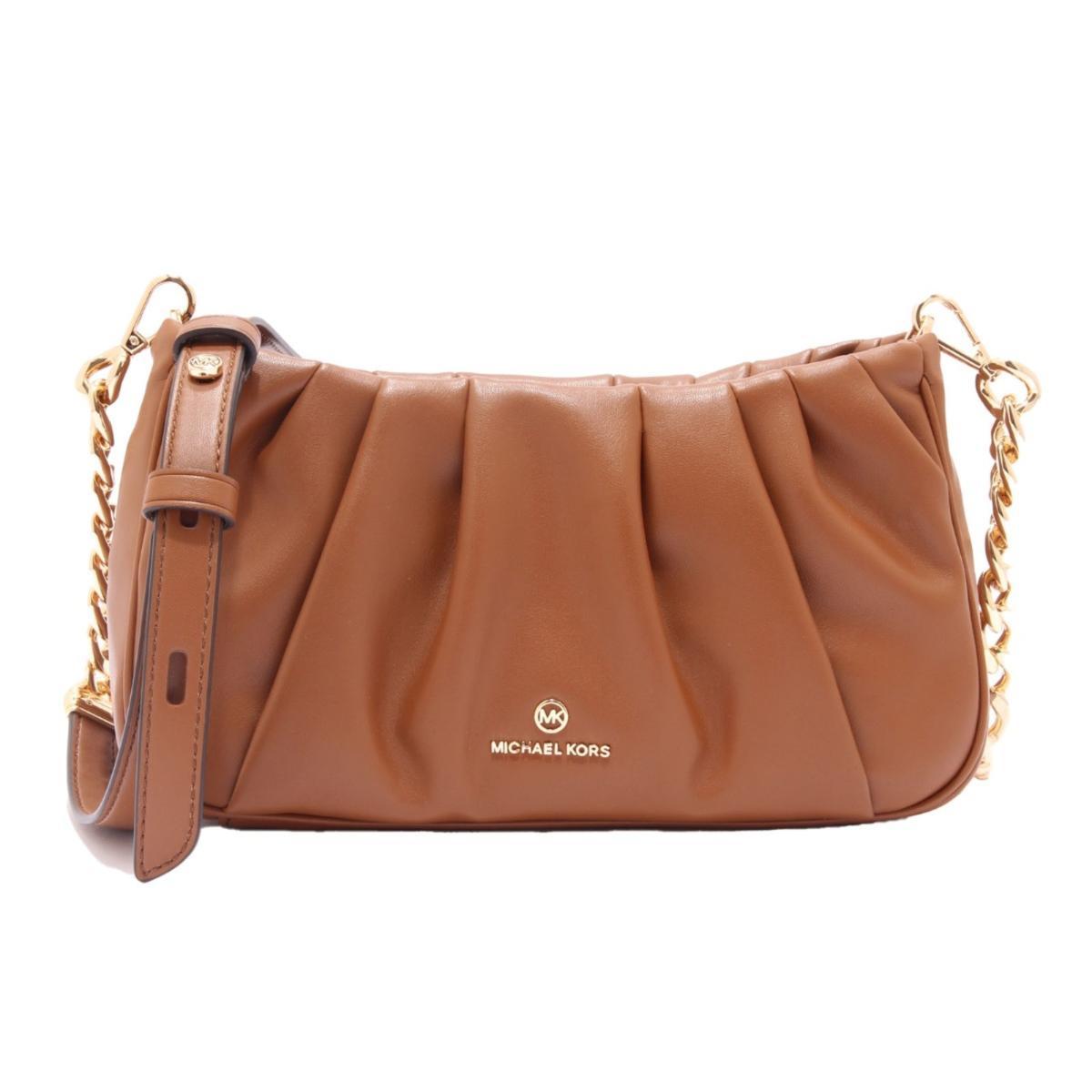 4245AI pochette donna MICHAEL KORS woman HANNAH clutch bag light brown 