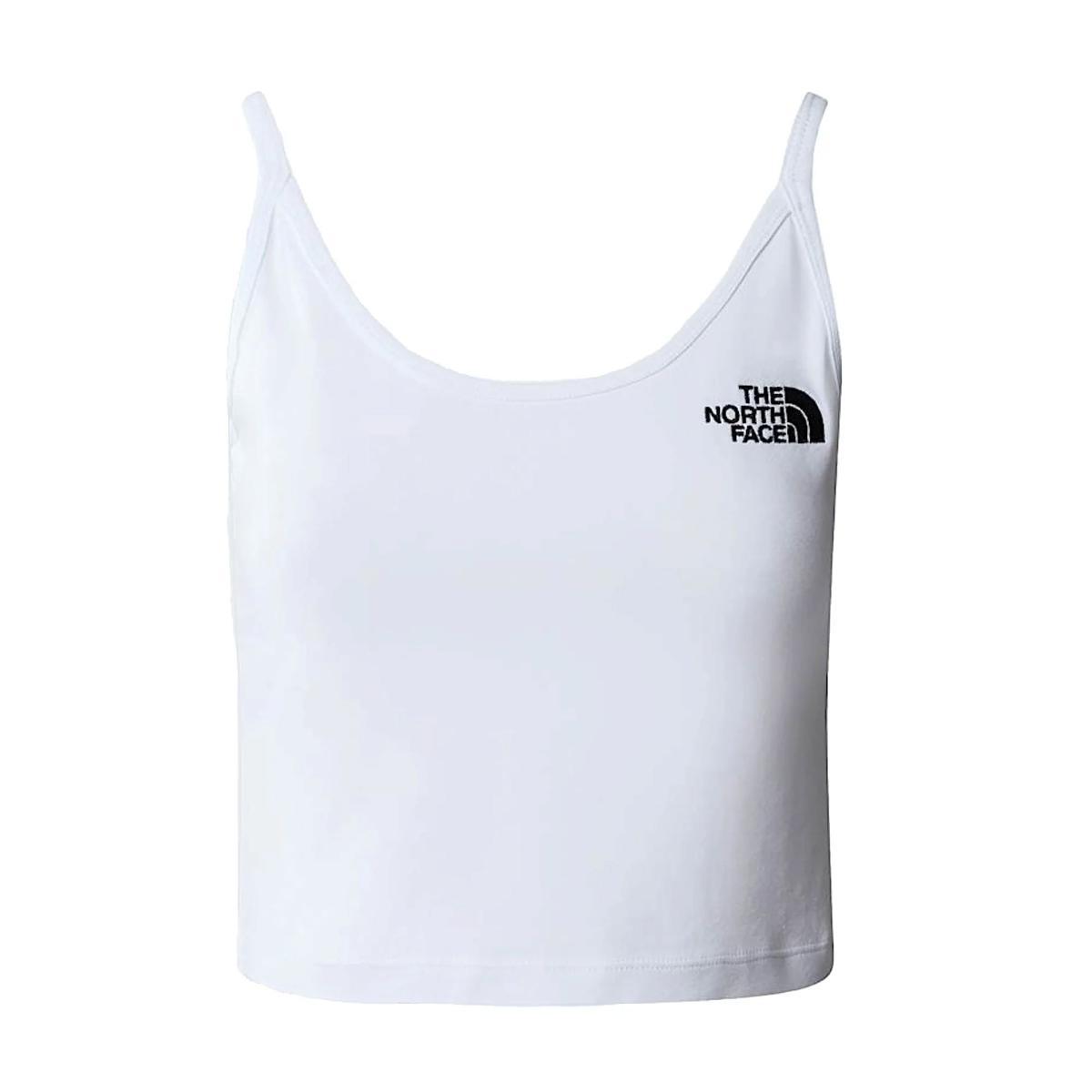 Top Donna con ampia scollatura Bianco