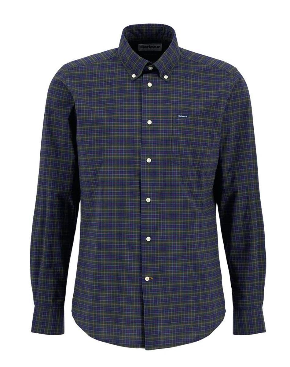 Camicia sartoriale a maniche lunghe con motivo Barbour Lomond (3 colori)