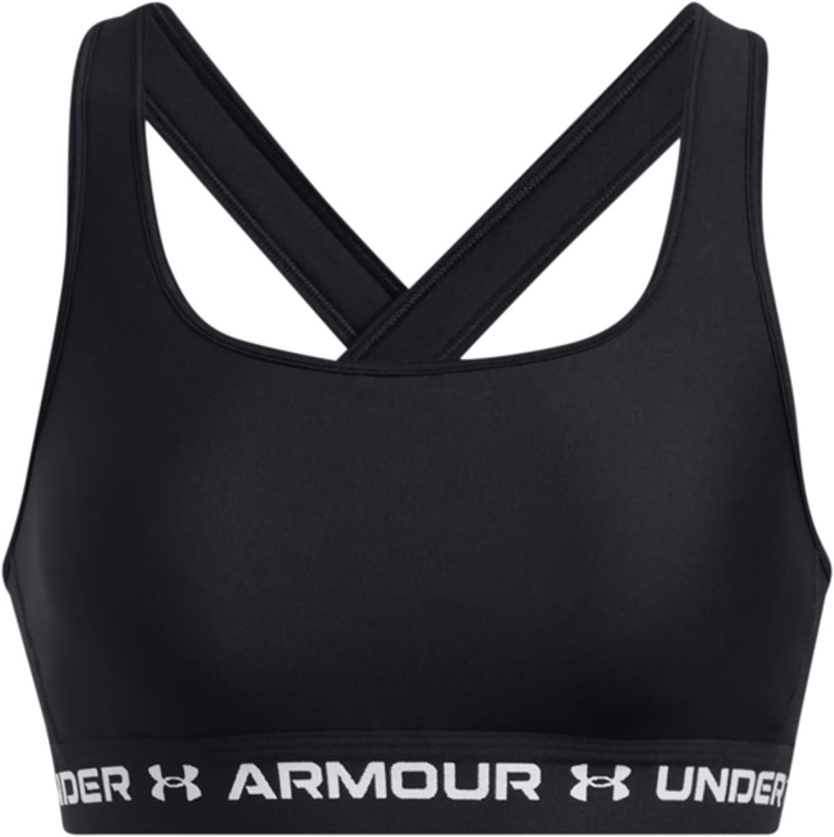Under Armour Crossback Mid Bra tg. Small 0681 - Shaded Fuchsia Small-Nero