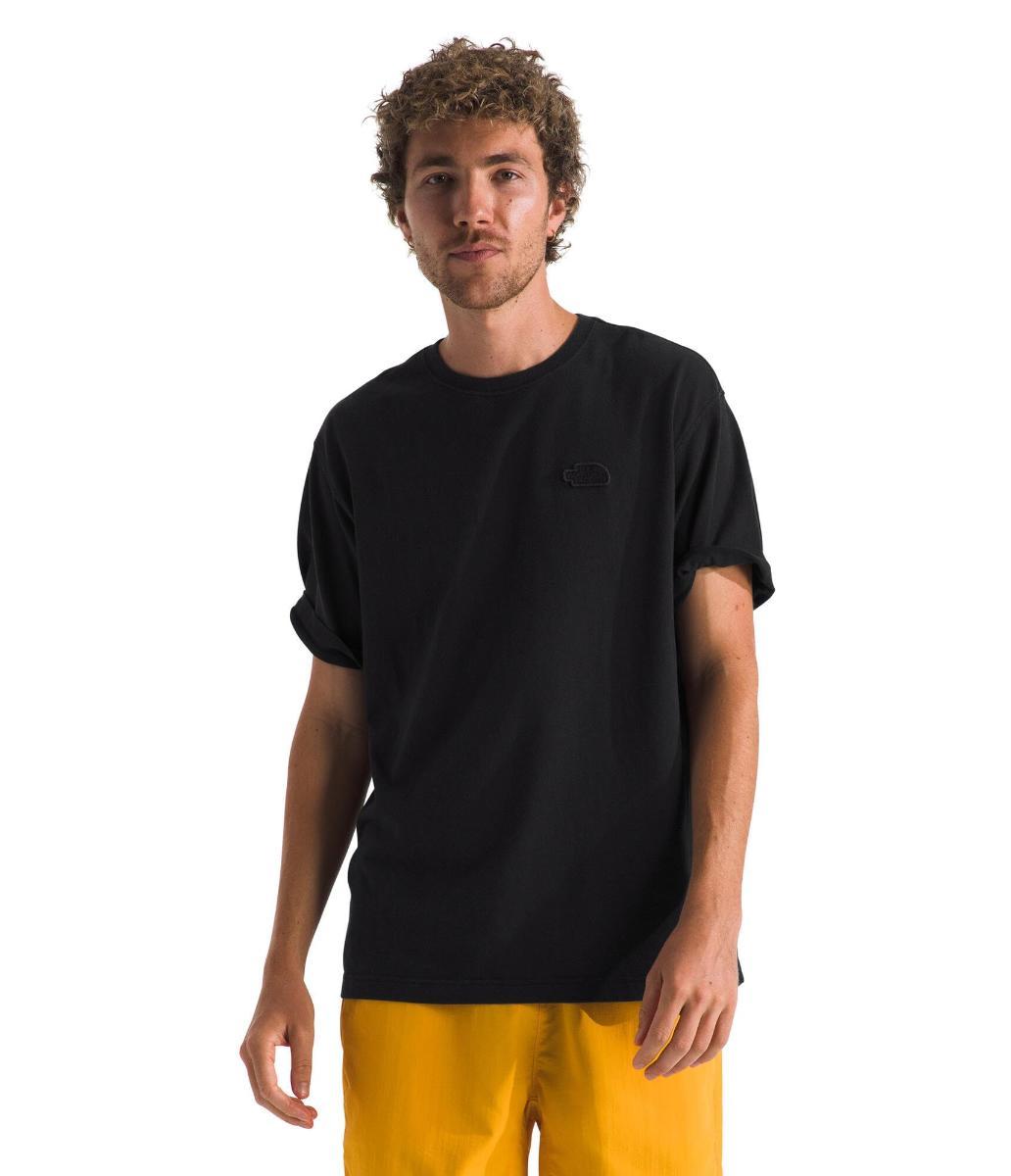 The North Face M SS Nature Relaxed Tee T-Shirt Uomo (Pacco da 1)-Nero