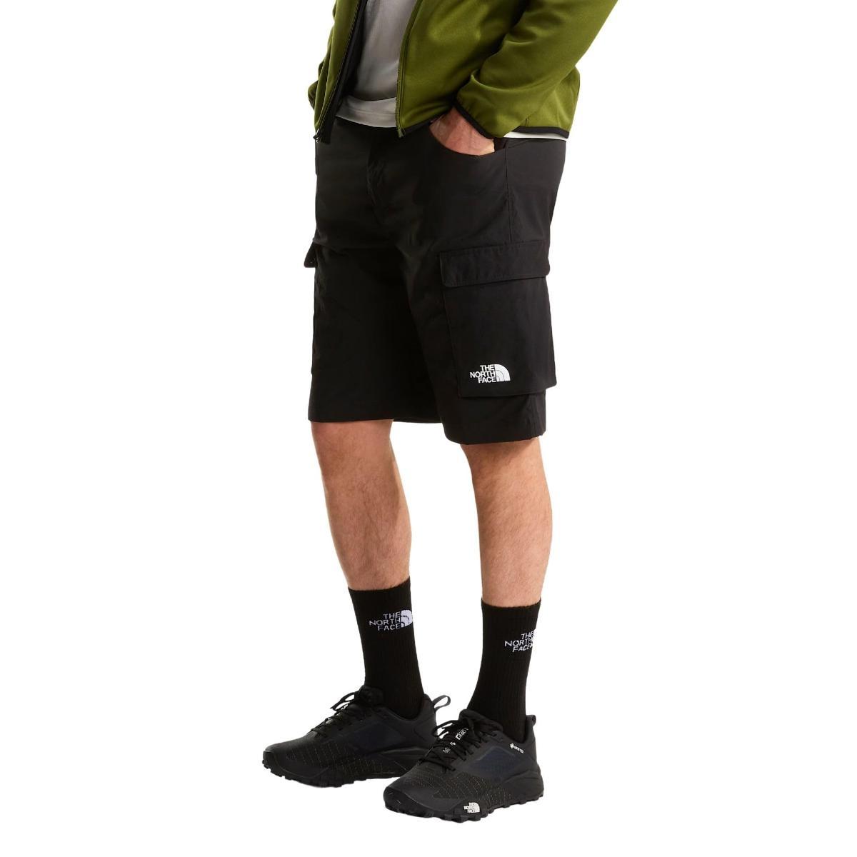 The North Face M Exploration Cargo Shorts Pantaloncini Uomo-TNF BLACK