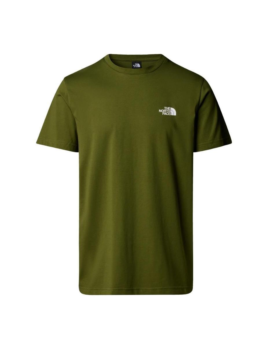 T-shirt Uomo Verde Simple Dome-Verde