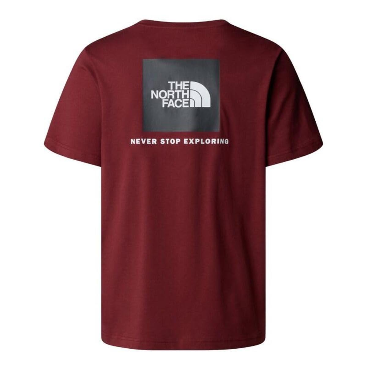 The North Face Box NSE T-Shirt Uomo-Bordeeaux