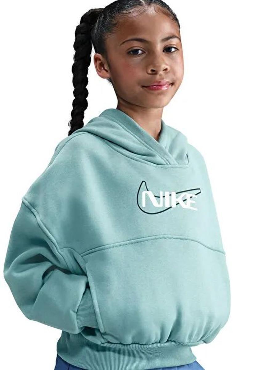 NIKE Felpe Con cappuccio-Celeste