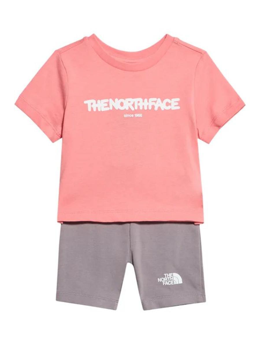 THE NORTH FACE Bubble Logo Reg Set Leggings Unisex - Bambini e ragazzi (Pacco da 1)-Fucsia