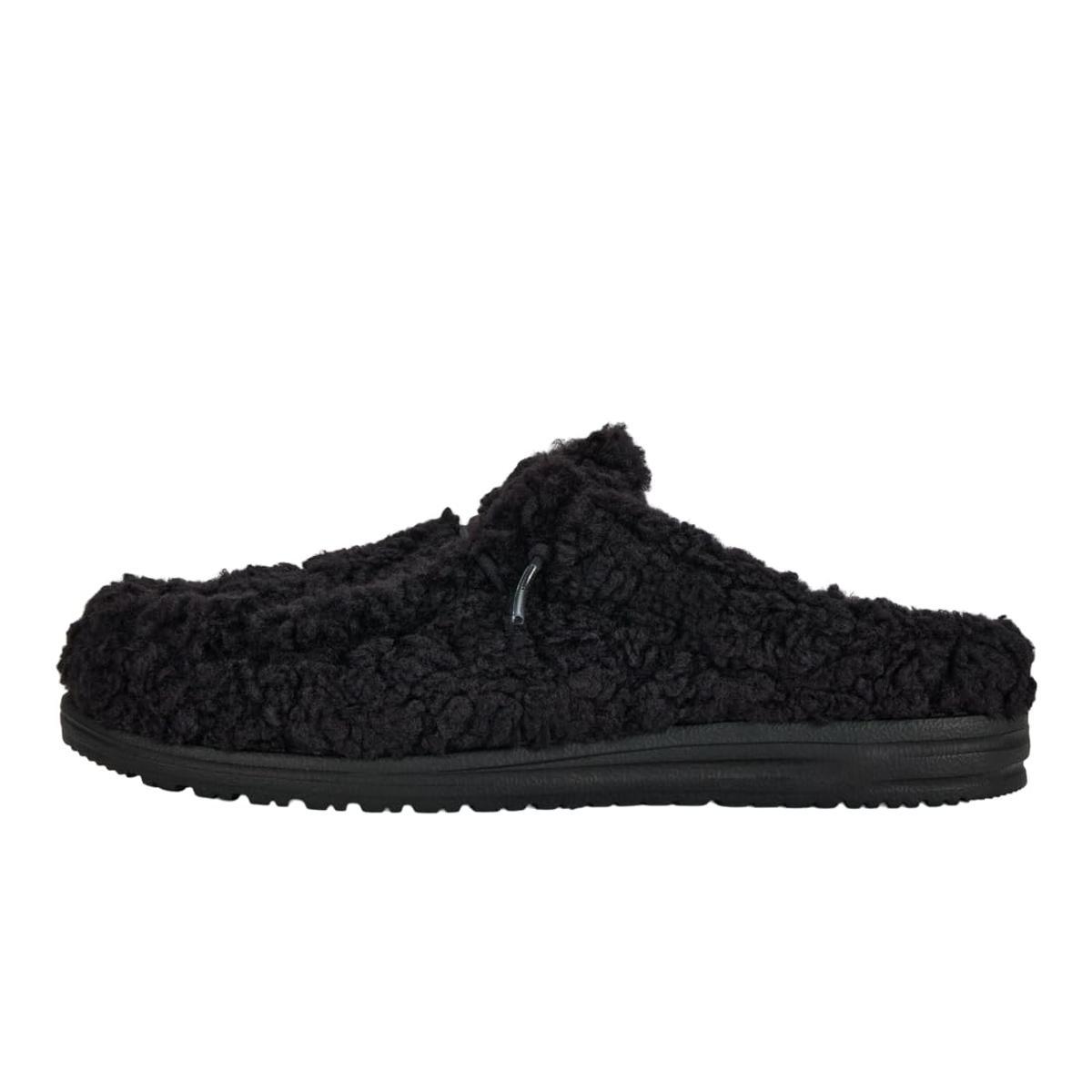 HEYDUDE Pantofole da donna Wendy Cozy | Scarpe slip-on leggere da donna | Calzature comode e casual per tutti i giorni-Nero
