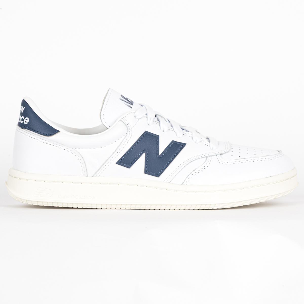 Sneakers New Balance T500 white & vintage indigo