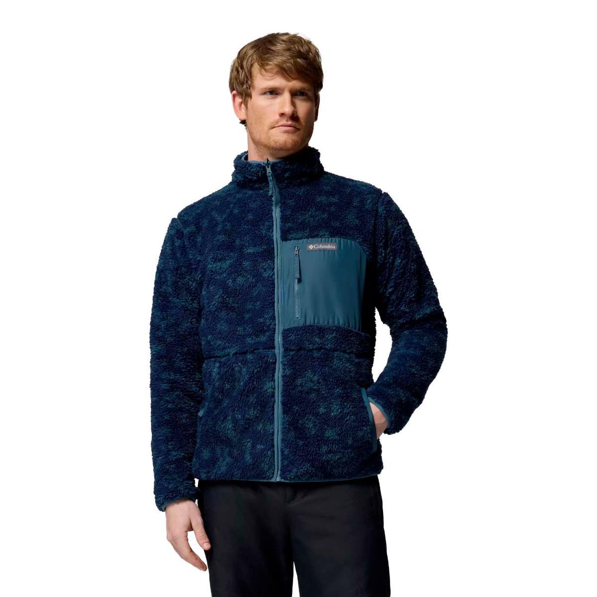 Columbia Winter Pass - Giacca in pile reversibile da uomo-Blu