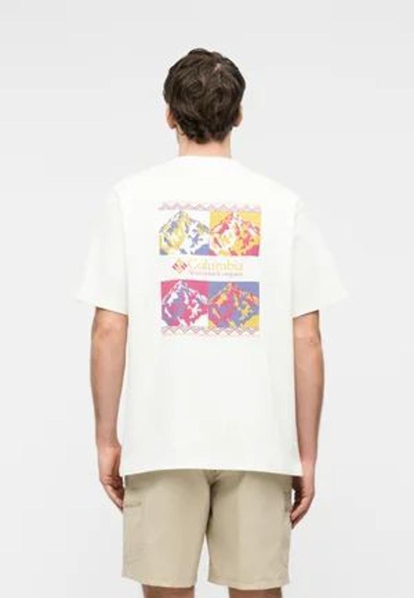 Columbia - HEAVYWEIGHT ICONIC TEE - T-shirt con stampa - white
