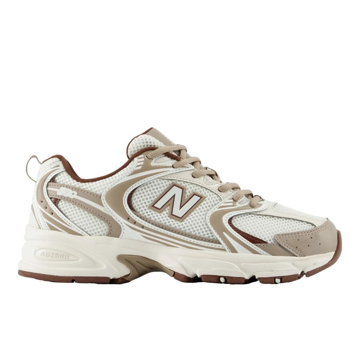 Sneakers Unisex 530 bicolor bianco/beige-Sea salt