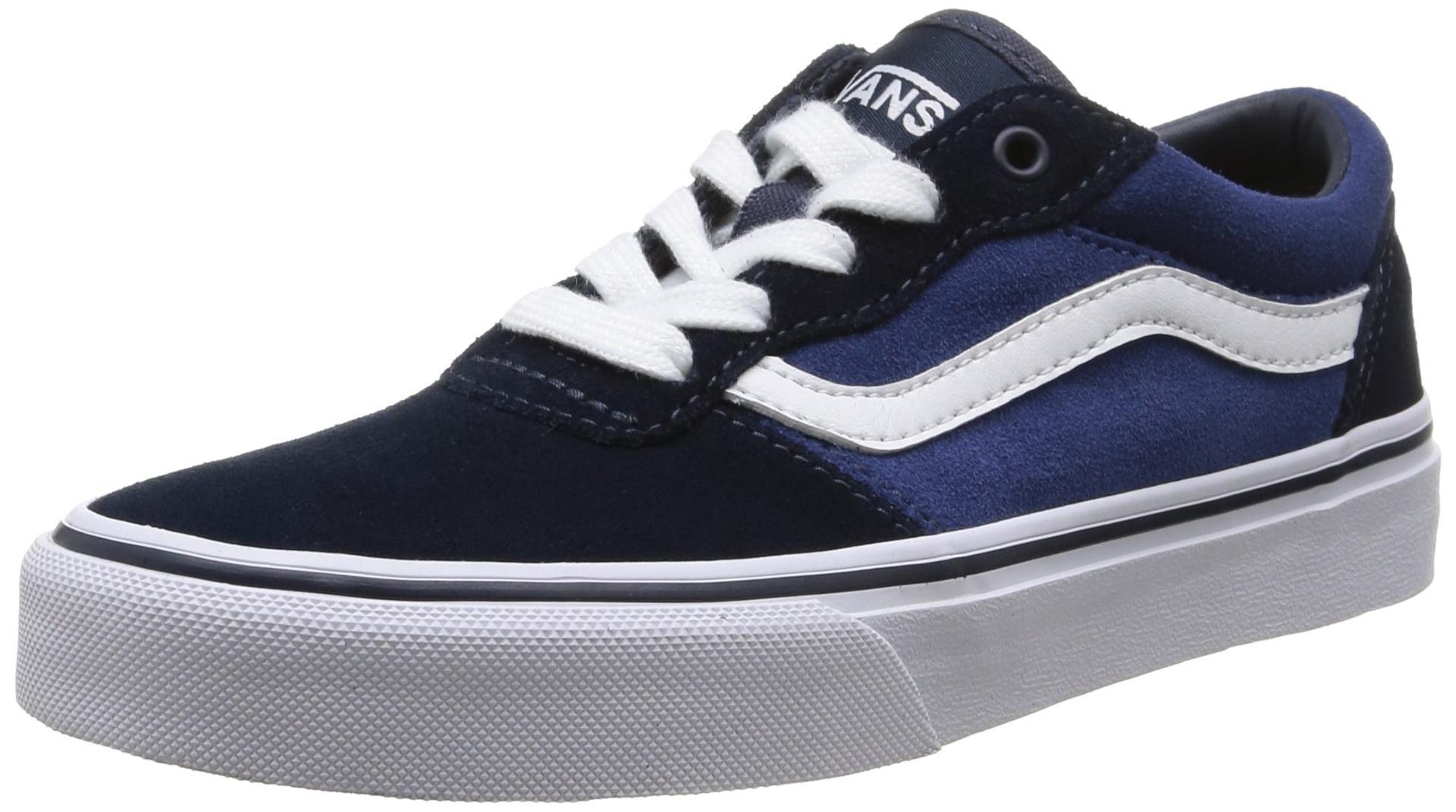 Vans - Y Milton Suede, Sneaker Basse Unisex - Bambini-Blu