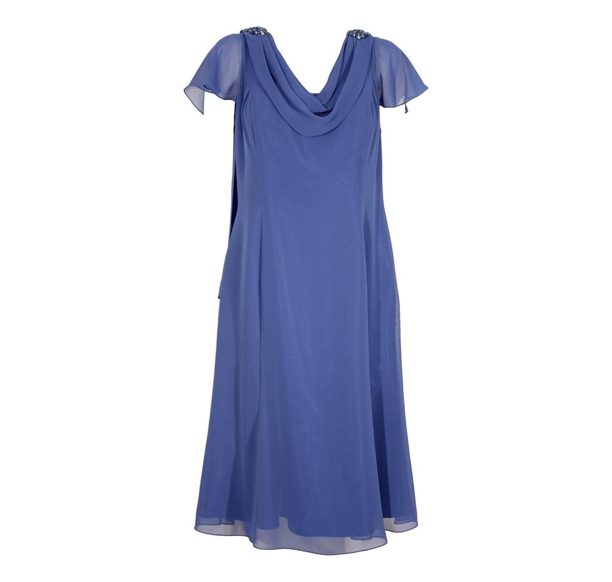 CABOTINE ABITO DONNA MODELLO TUBINO CON CAPPA CCL24692 COLORE BLU