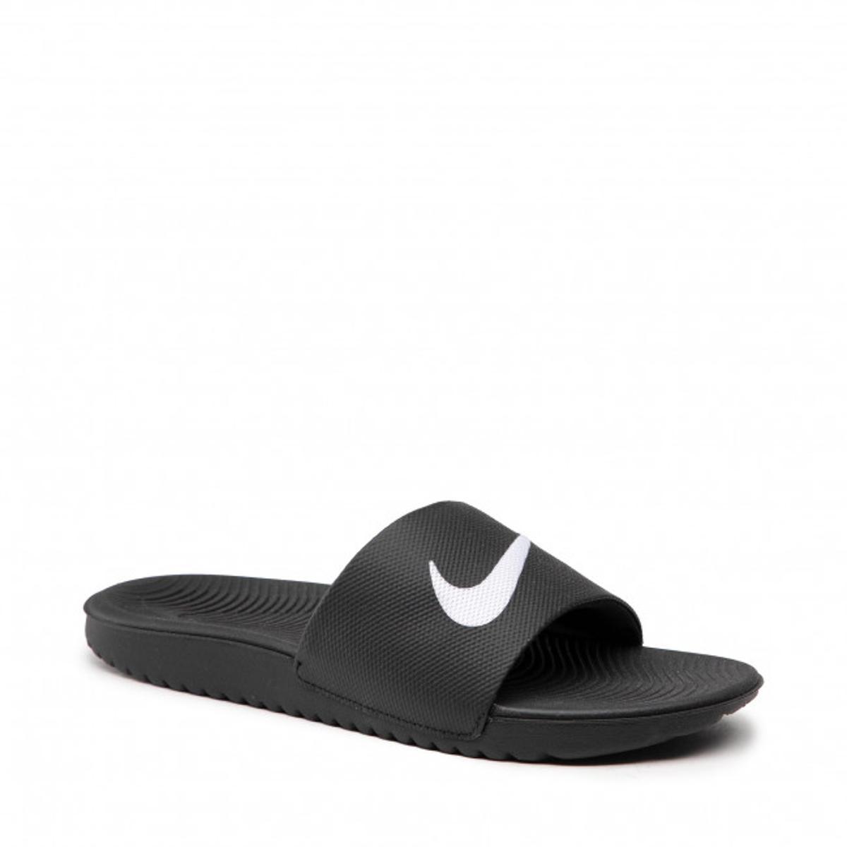Nike - Kawa, Little/Big Kids' Slide Unisex - Bambini e ragazzi-Nero