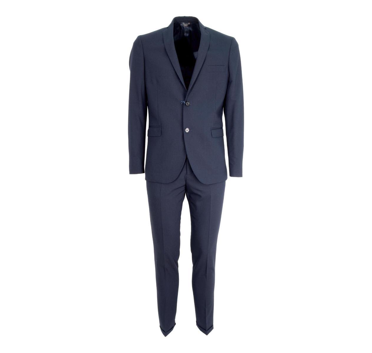 SIMBOLS Abito Uomo Drop 8 Super Slim Fit Blu Scuro  A10700 MADE IN ITALY