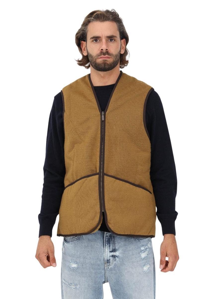 Barbour Gilet Uomo in Ecopelliccia Marrone MLI0004BR31