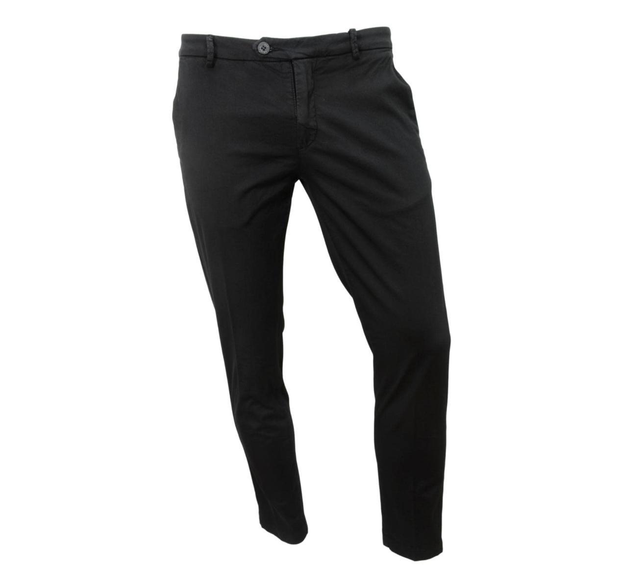 RH RES HOMINE Pantalone Uomo P/E Modello Thomas Corto Colore Nero