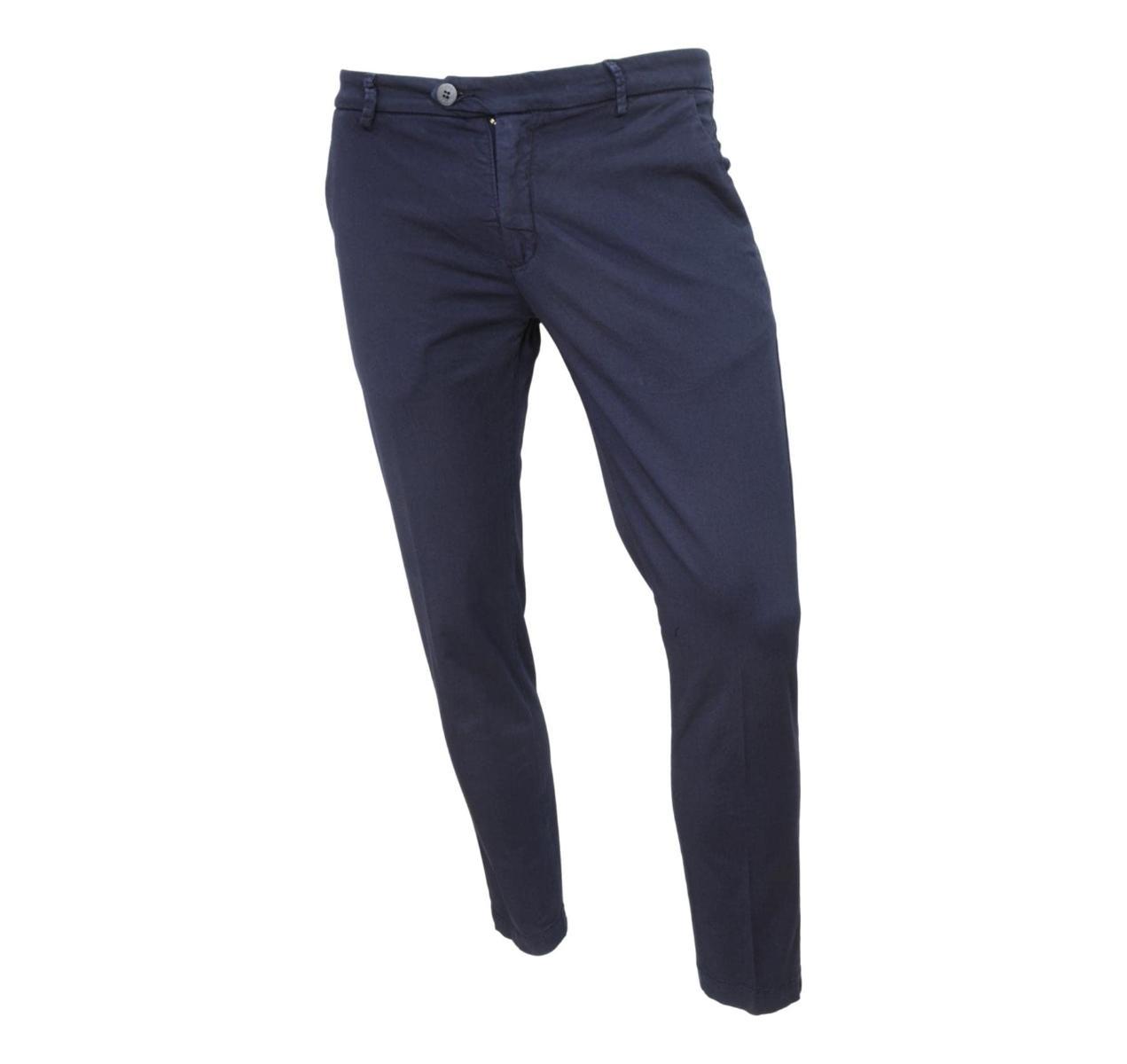 RH RES HOMINE Pantalone Uomo Modello Thomas Corto Colore Blu