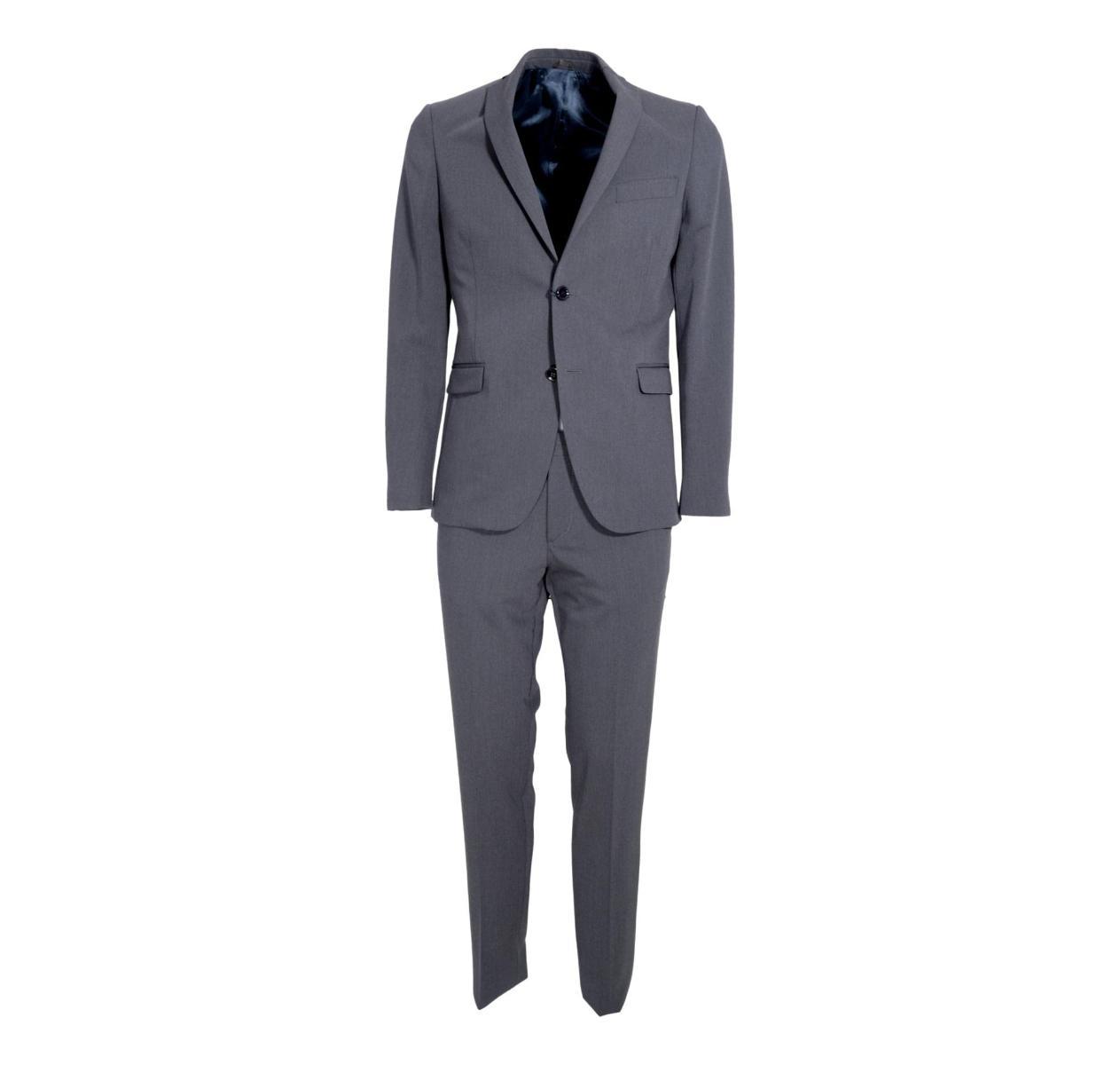 SIMBOLS Abito Uomo Drop 8 Super Slim Fit Colore Grigio A10700 Made in Italy