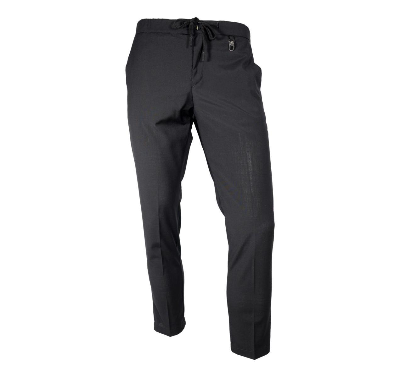 RH RES HOMINE Pantalaccio Uomo Modello Liberty TA50 P/E Colore Nero-Nero