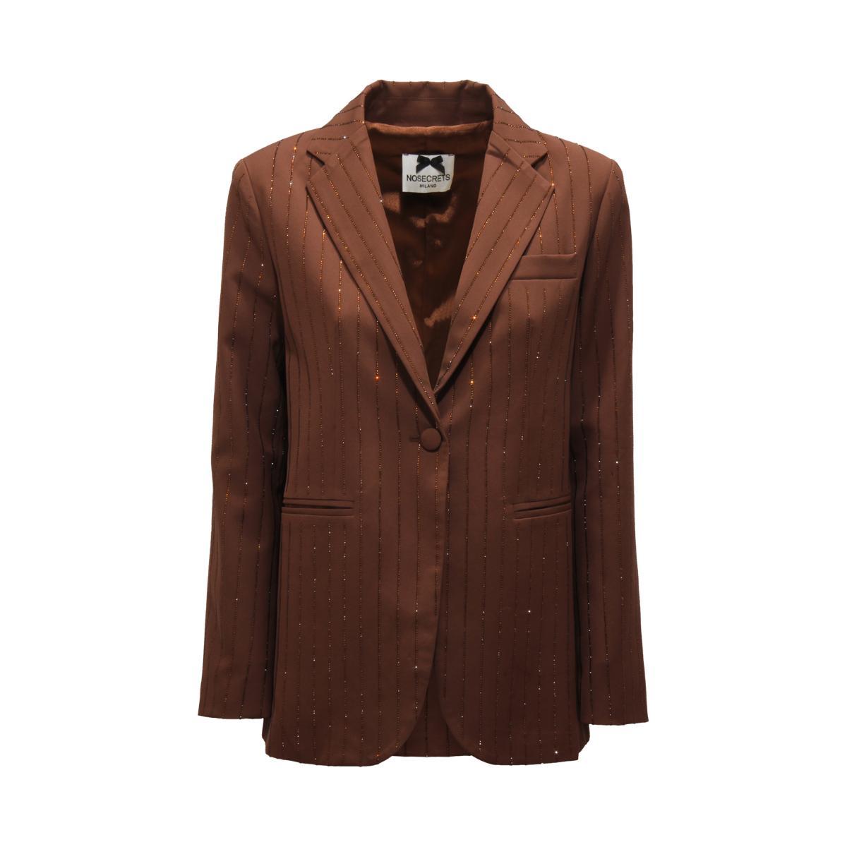 P3830 GIACCA DONNA NO SECRETS WOMAN STRASS JACKET
