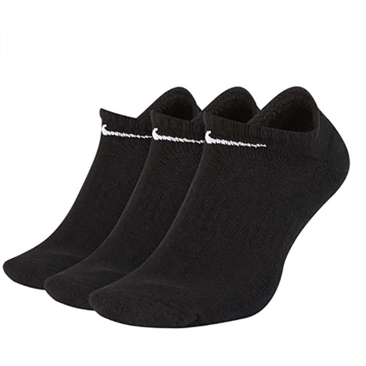 Nike calzini cortissimi Uomo-Nero