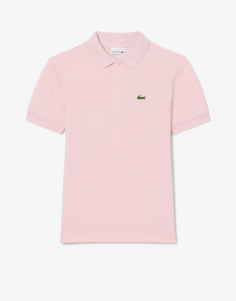 Lacoste Lcb Sport - Polo da ragazzo in silicone coccodrillo (confezione da 1)-Rosa
