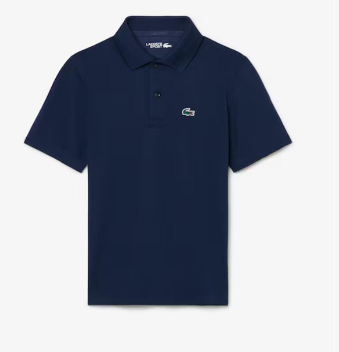Lacoste Lcb Sport - Polo da ragazzo in silicone coccodrillo (confezione da 1)-Blu