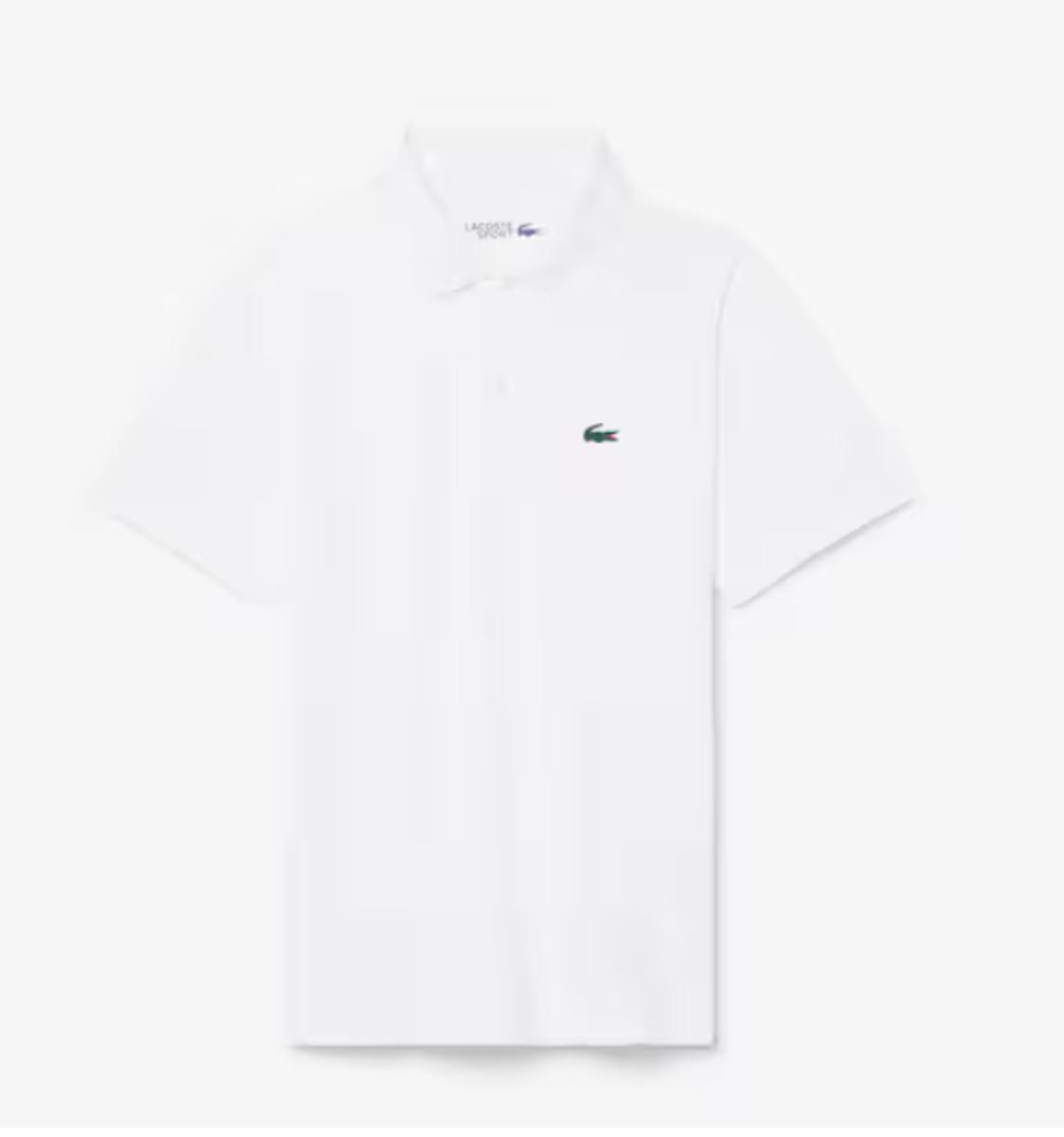 Lacoste Lcb Sport - Polo da ragazzo in silicone coccodrillo (confezione da 1)-Bianco