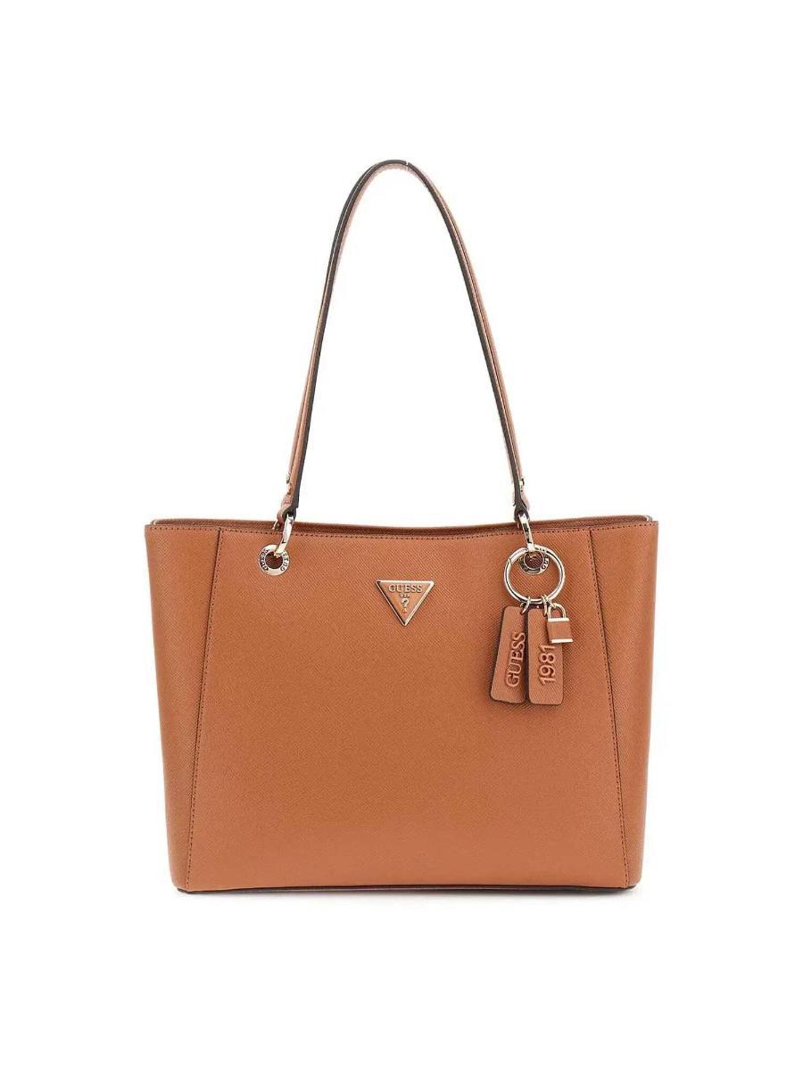 GUESS NOELLE II TOTE, COLOR TNM - TAN MULTI TNM - TAN MULTI One Size-Beige