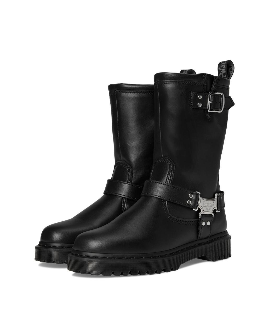 Dr. Martens Stivali Anistone Hi Codice 31901057 Grigio Donna-Nero