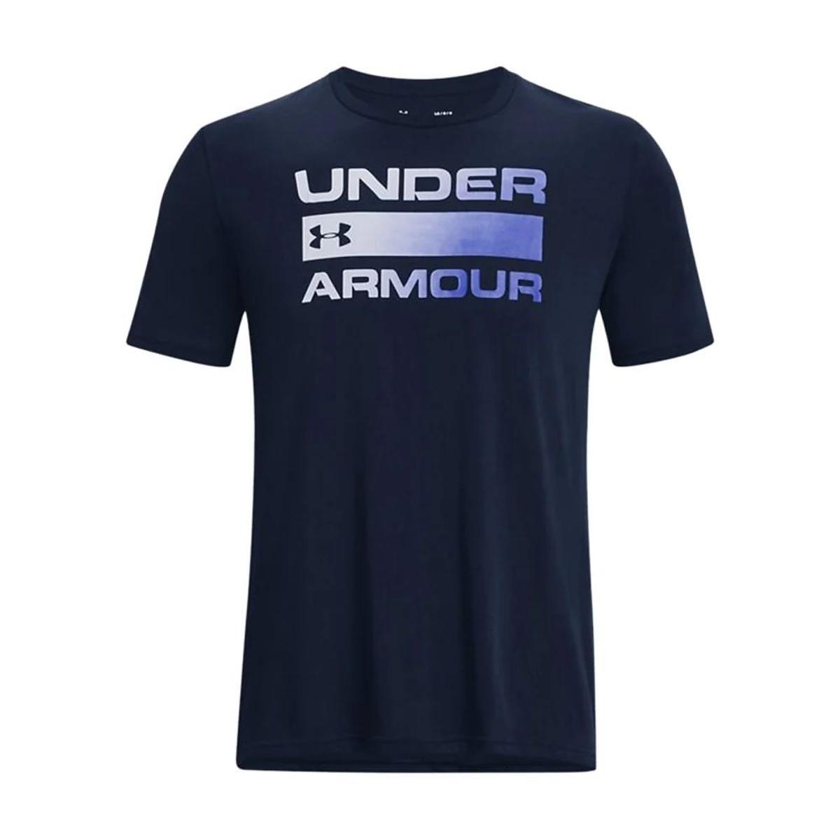 Under Armour UA Team Issue Wordmark SS Maglietta Uomo-Blu