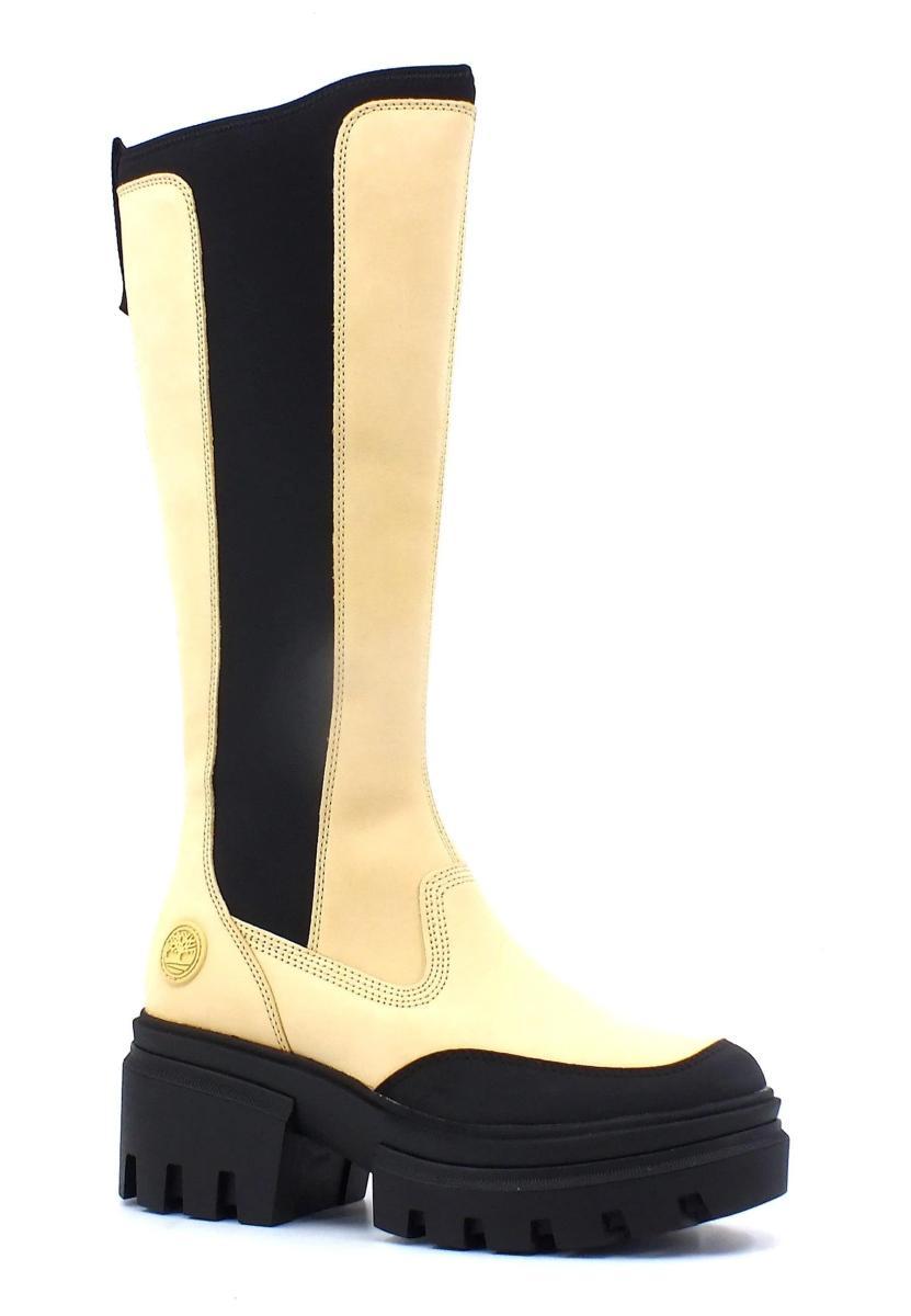 TIMBERLAND Everleigh Stivale Donna Yellow Nubuk Beige TB0A61R8EF6-Beige