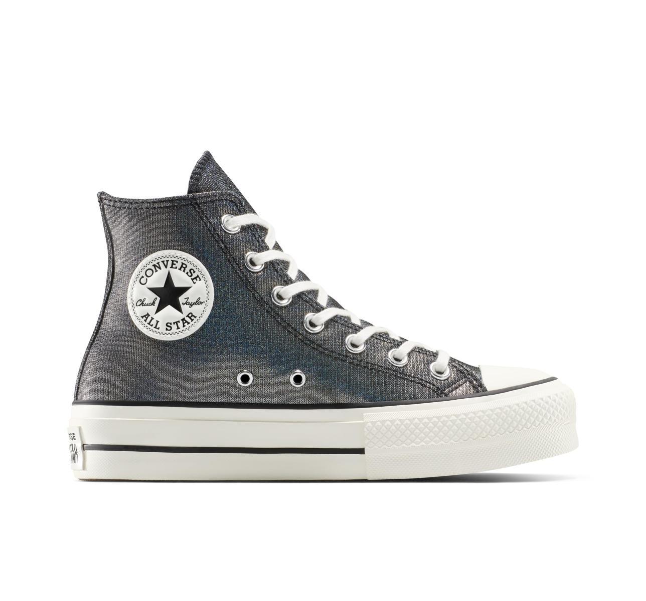 Converse Scarpe Chuck Taylor all Star Lift Sparkle Codice A14519C Nero Donna-Nero