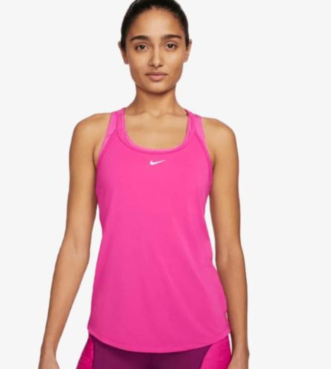 Nike One Dri-Fit T-Shirt Donna-Fucsia