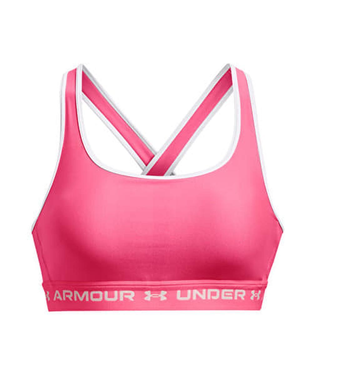 Under Armour Crossback Mid Bra tg. Small 0681 - Shaded Fuchsia Small