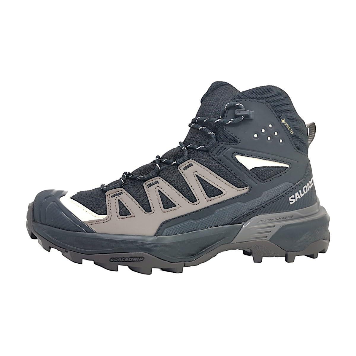 Salomon X Ultra 360 Mid Gore-Tex W, Stivali da Escursionismo Donna-Nero