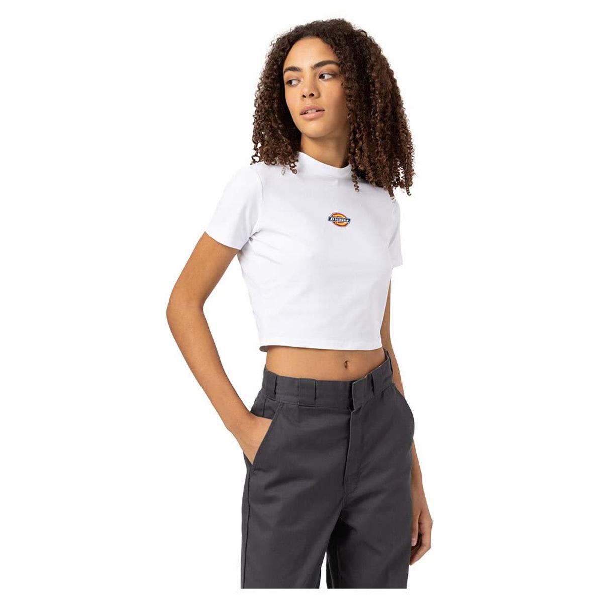 Dickies T-Shirt Donna Bianco Modello DK0A4XPO-Bianco