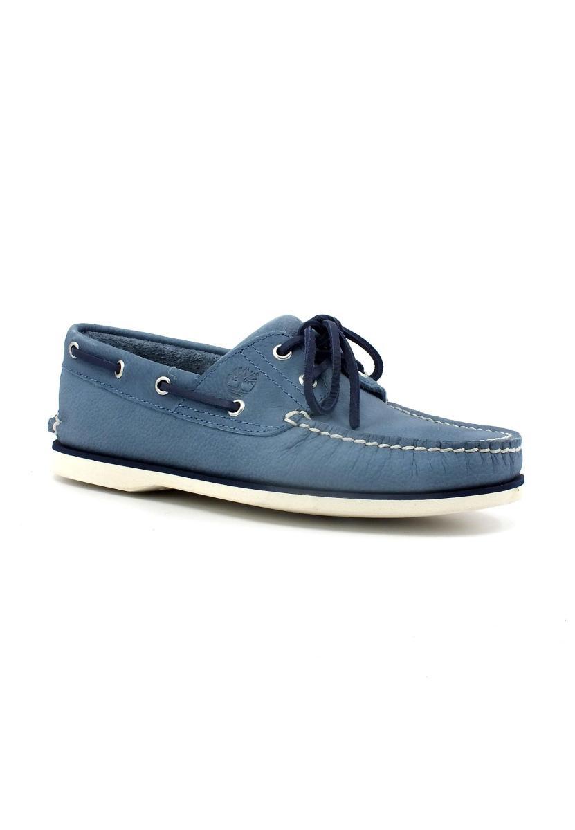 TIMBERLAND Mocassino Barca Uomo Mid Blue TB0A5QW4DJ5-Azzurro