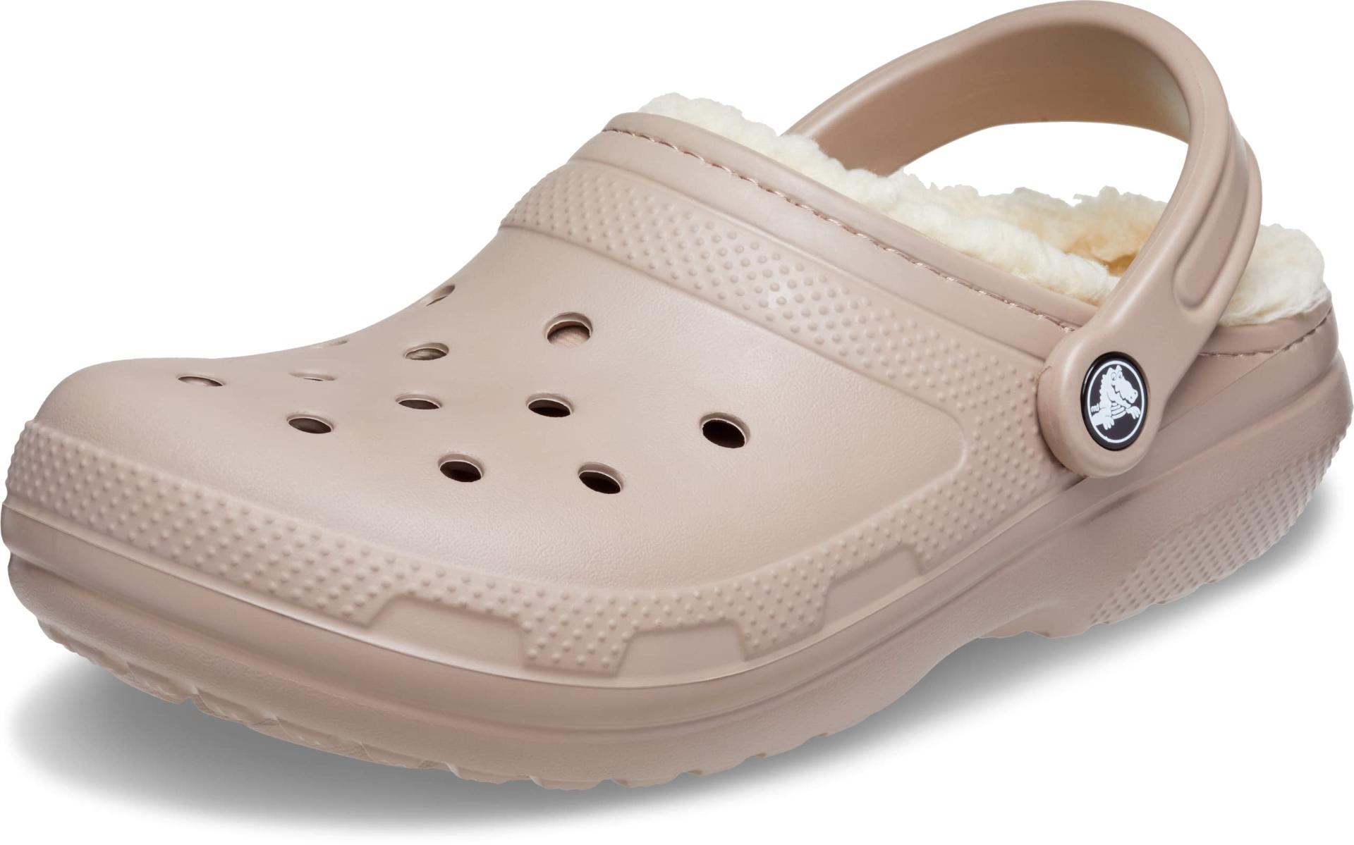 Crocs Classic Lined Clog-Beige
