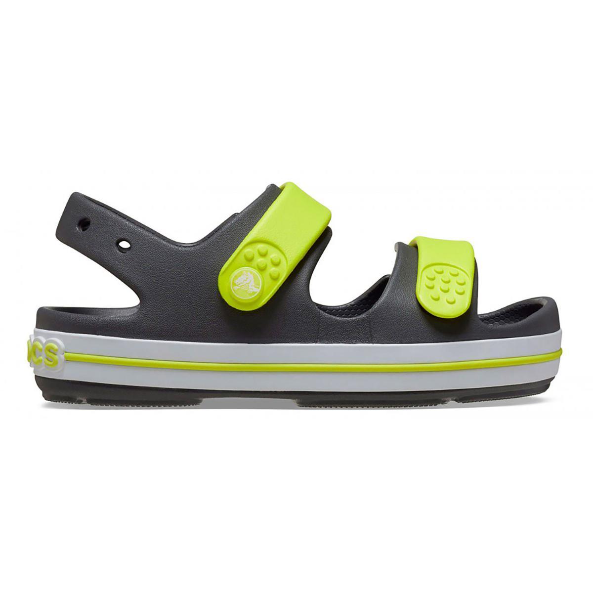 Crocs Crocband Cruiser Sandal T, Unisex - Bambini e ragazzi-Grigio