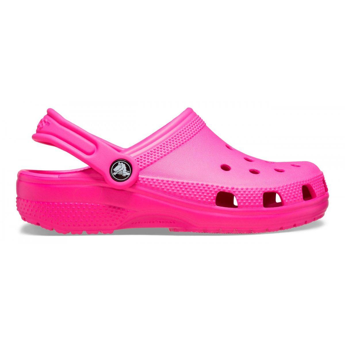 Crocs Classic Clog T ZoccoliUnisex - Bambini e Ragazzi-Fucsia
