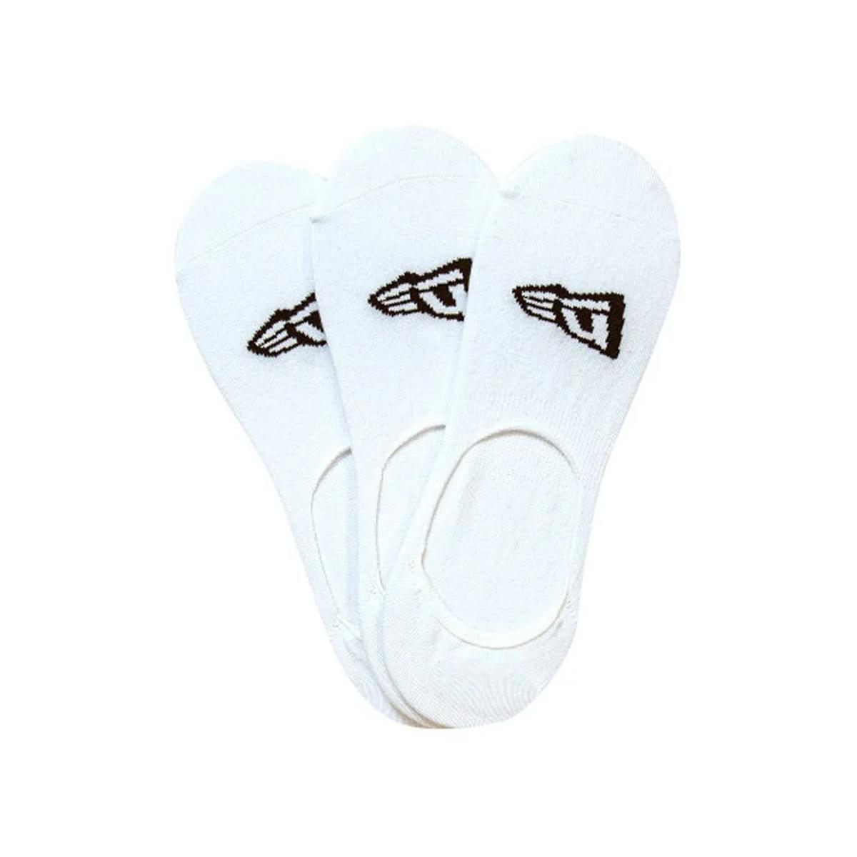 New Era Bandiera Invisi Calzini Unisex - Adulto-Bianco