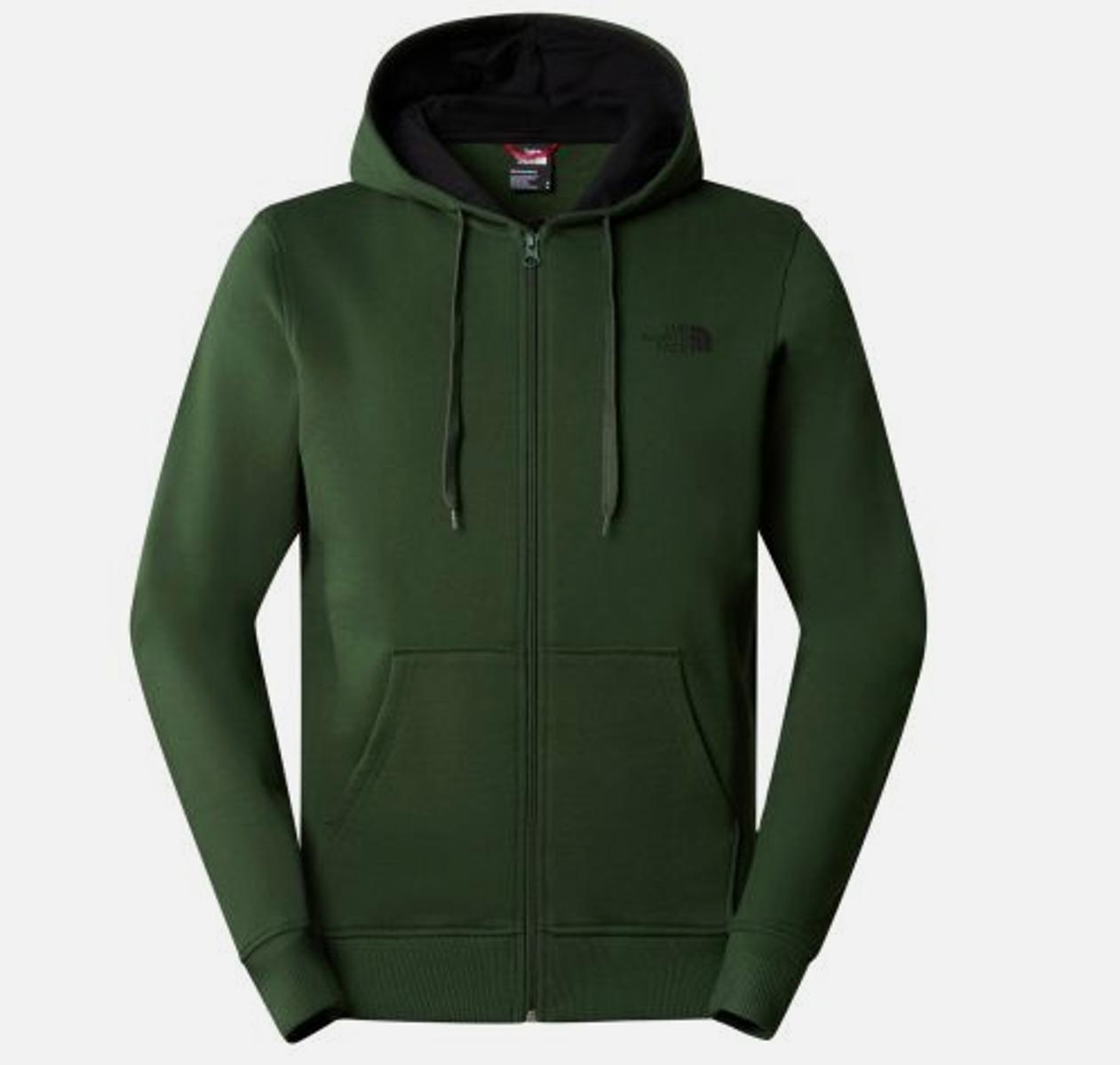 North Face M Open Gate Fullzip Felpa con Cappuccio e Cerniera